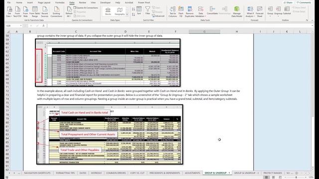 Group and Ungroup Rows And Columns in Excel смотреть онлайн