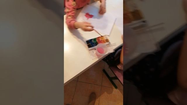 Цветной дождик, рисуем смотреть онлайн