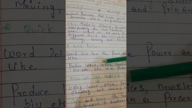 Tools of word processor - chapter 3 (Topic - Ms word and Quick Review) смотреть онлайн