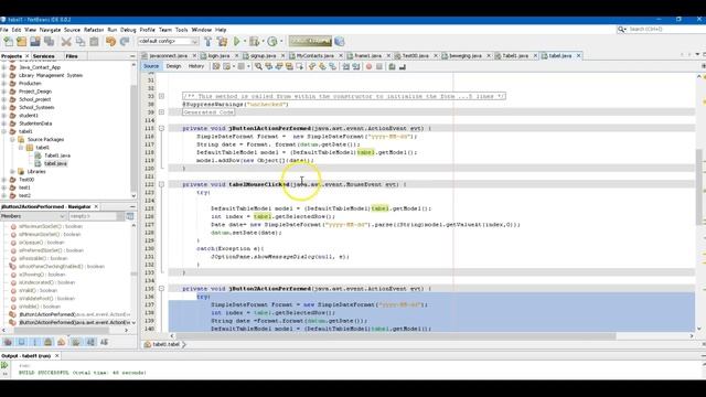 JAVA-Datum Wijzigen/ GET & SET Date From/ In JTable/ JDateCh смотреть онлайн