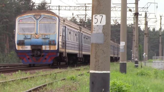 ЭД9М-0060 рейсом 6815 Яготин - Караваевы Дачи