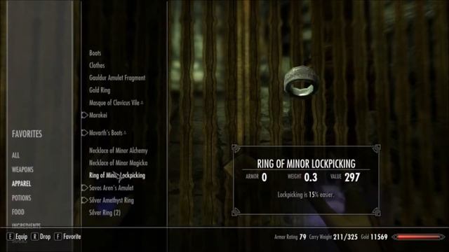 TES 5: Skyrim (Mage) [116] - Muri's Ring