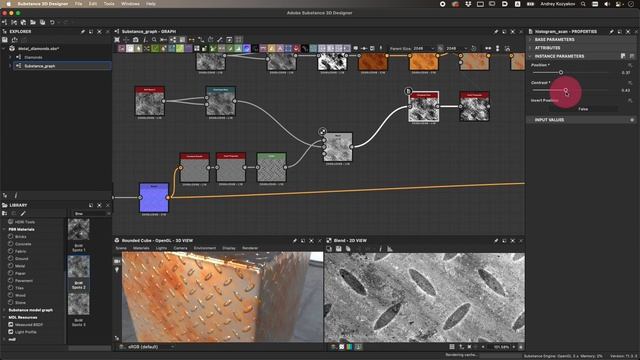 Substance 3D Designer. Курс 1. Урок 4: Создание материала, добавление свойств смотреть онлайн