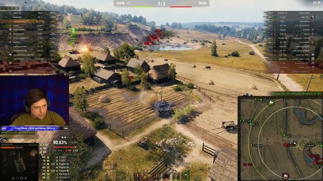 ФИНАЛ ТРЕХ ОТМЕТОК НА ОБЪЕКТЕ 279 11 9222 старт