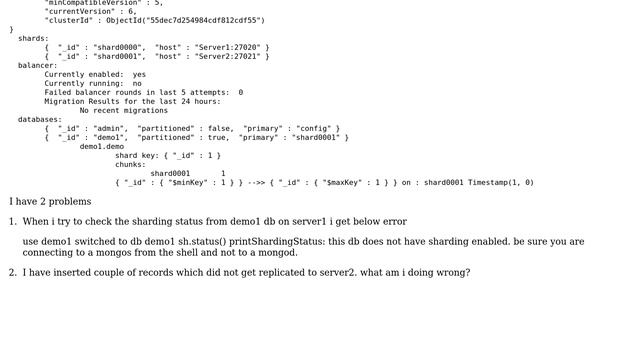 Databases: No Data Replication in Progress mongodb смотреть онлайн