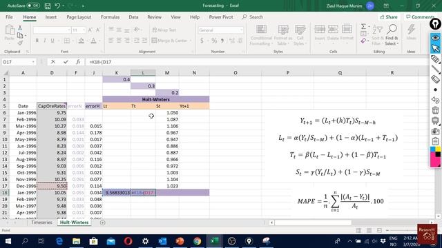 Forecasting (14): Holt Winters' method смотреть онлайн