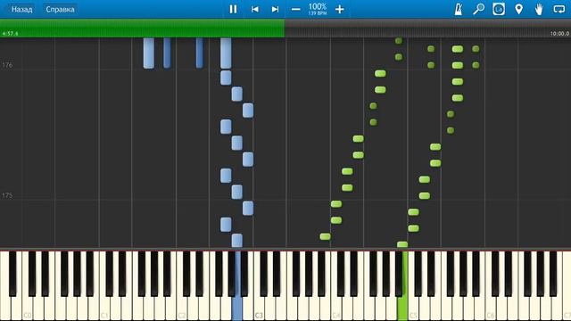 Dvorak - Symphony no.9, "From The New World" - IV - Allegro Con Fuoco. Piano (Synthesia) смотреть онлайн