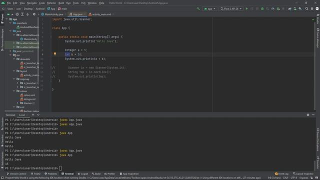[Android] 2. Основы Java: переменные, типы данных и условия | Введение в мобильную разработку смотреть онлайн