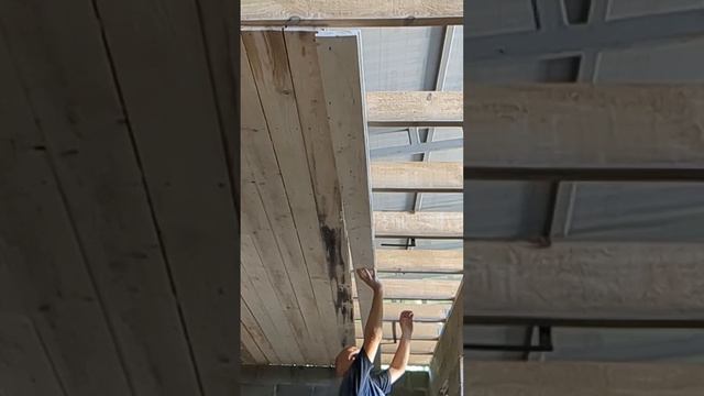 Как одному подшить потолок 6 метровыми досками смотреть онлайн