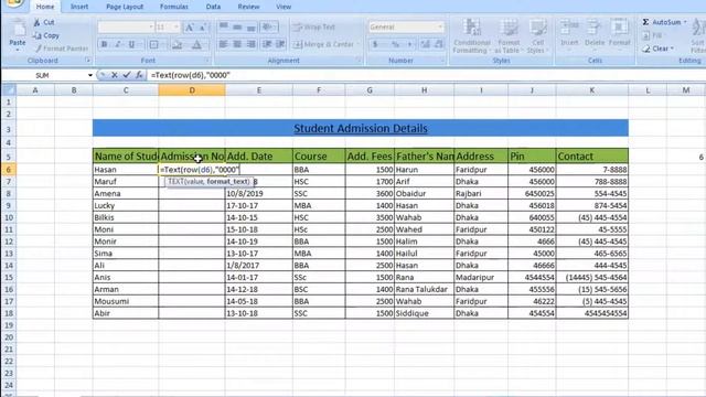 Search Option in excel data entry Form | ms excel bangla tutorial 2007 смотреть онлайн