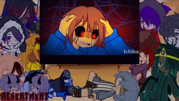Sans au react to Frisk memes || 2/? || undertale au || GC