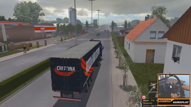 Euro Truck Simulator 2 - Mapa RC Brasil de: Boa vista pra: Manaus + G27 смотреть онлайн