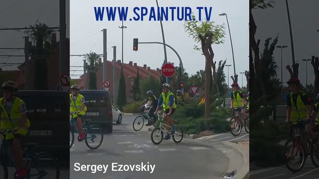 Безопасность детей в Испании, в Аликанте, дети на великах смотреть онлайн