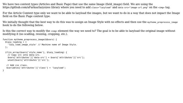 Drupal: How to apply Image Style with no effects and lazy load image? (2 Solutions!!) смотреть онлайн
