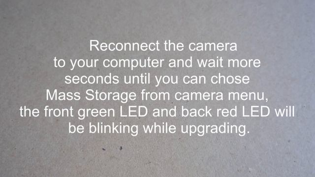 GitUp Git2 - upgrade firmware from V1.4 to V1.5 смотреть онлайн