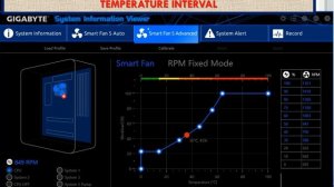 GIGABYTE APP Center - SIV SMART FAN 5 Advanced settings