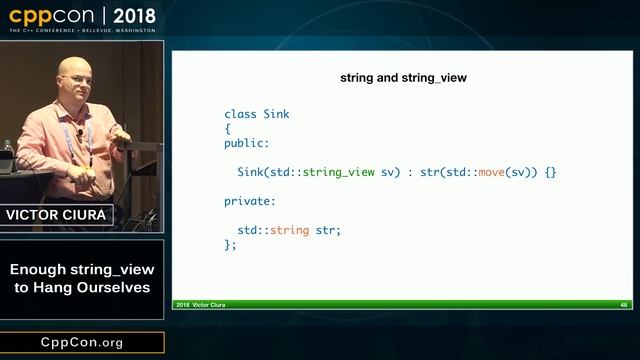 CppCon 2018: Victor Ciura “Enough string_view to Hang Ourselves” смотреть онлайн