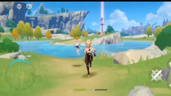 Прохождение Genshin impact на телефоне ???