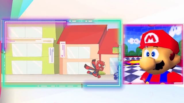 Rainbow Friends... BUT HE IS SPIDER-MAN [MARIO React TO Rainbow Friends] смотреть онлайн