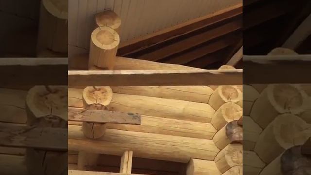 Баня из бревна ручной рубки смотреть онлайн