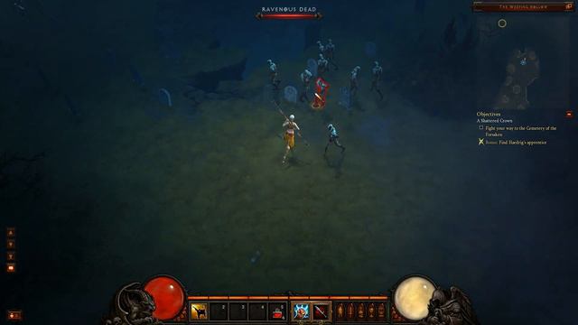 Diablo III (Friends & Family) Beta 1080P HD Female Monk Full Playthrough смотреть онлайн