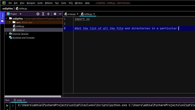 Unzip Folders using Python смотреть онлайн