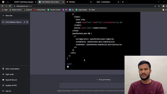 I Build a Live Weather Application with React JS using ChatGPT | Gagan Rewala смотреть онлайн