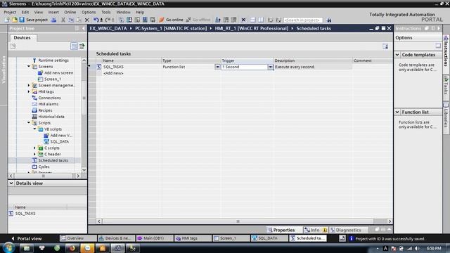 SQL: WinCC export Database SQL смотреть онлайн