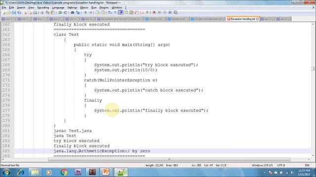 Lesson - 6 : Exception Handling - Finally And Difference between final, finally, finalize смотреть онлайн