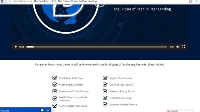 The Deal Coin - overview ICO. смотреть онлайн