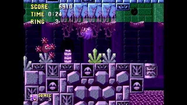 Sonic the Hedgehog KawariNo Stage 6 Clock Work Zone Gameplay смотреть онлайн