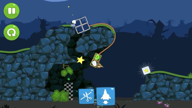 Bad Piggies 4-16 3 Star - Flight in the Night смотреть онлайн
