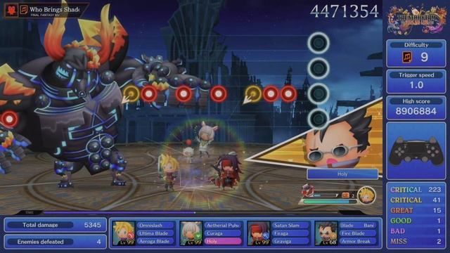 Who Brings Shadow (Ultimate SSS-Rank) - Final Fantasy XIV- THEATRHYTHM FINAL BAR LINE смотреть онлайн