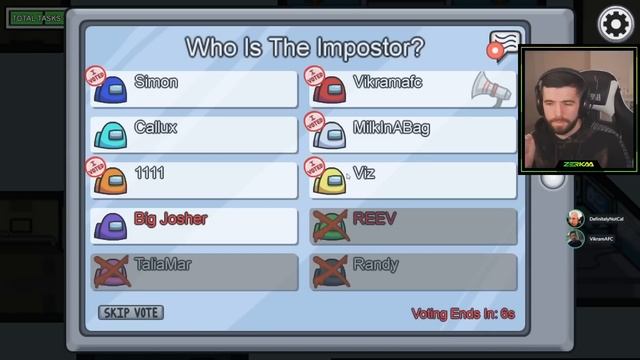 I WON AN IMPOSTER ROUND WITHOUT MOVING... смотреть онлайн