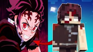 Я играл в МАЙНКРАФТ Клинок Рассекающий Демонов за Танжиро Демона ... вот что вышло