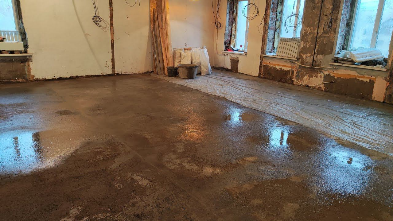 Стяжки по профлисту в старом фонде. 77, 112 и 260 кв.м. TimeLapse Декабрь 2022 смотреть онлайн