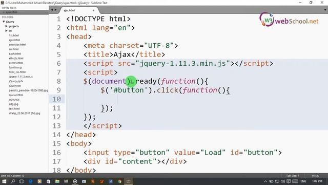 73- jQuery tutorials with projects and plugins in urdu hindi Ajax 1 of 2 смотреть онлайн