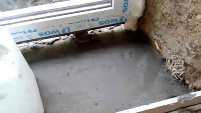 заливка подоконника, снятие стяжки смотреть онлайн