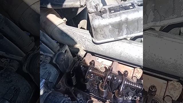 Даф-95 АТИ. Регулировка клапанов. смотреть онлайн