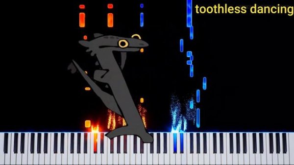 TOOTHLESS DANCE MEME on Piano: Epic Musical Rendition