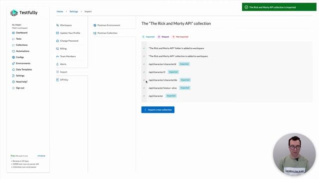 How to import a Postman collection to Testfully смотреть онлайн