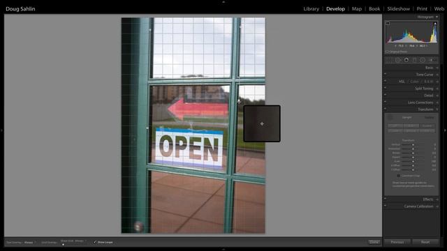 Using the Adobe Photoshop Lightroom Develop Module Transform Panel смотреть онлайн