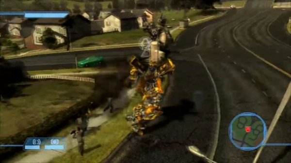 Transformers: The Game (PS3) - Autobots - Mission 1: The Suburbs (No Commentary)
