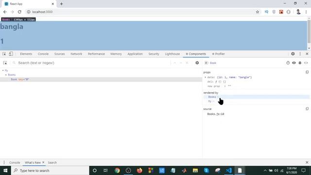 React Debugging in chrome(React developer tools) смотреть онлайн