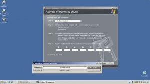 Activating Windows XP by telephone without using a phone