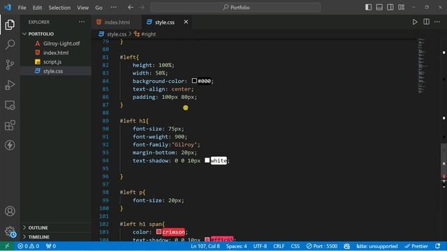 Animated Portfolio Website Using GSAP & Javascript ?? смотреть онлайн