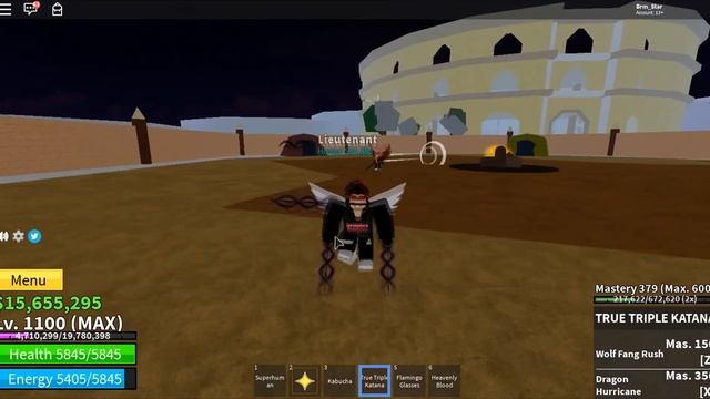 True Triple Katana Trolling | Blox Fruits | Roblox |TTK смотреть онлайн