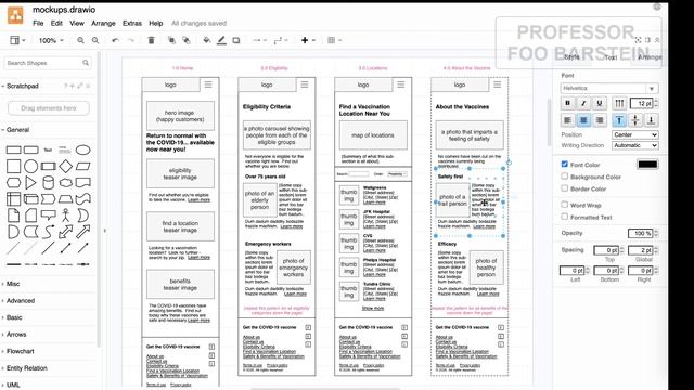 Creating clickable prototypes from wireframes using draw.io and InvisionApp смотреть онлайн