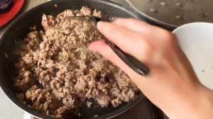 Как вкусно пожарить фарш для макарон // ? Что приготовить на ужин ? ‼️