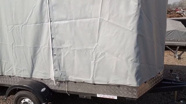 Обзор легкового прицепа Аляска Стрела с тентом смотреть онлайн